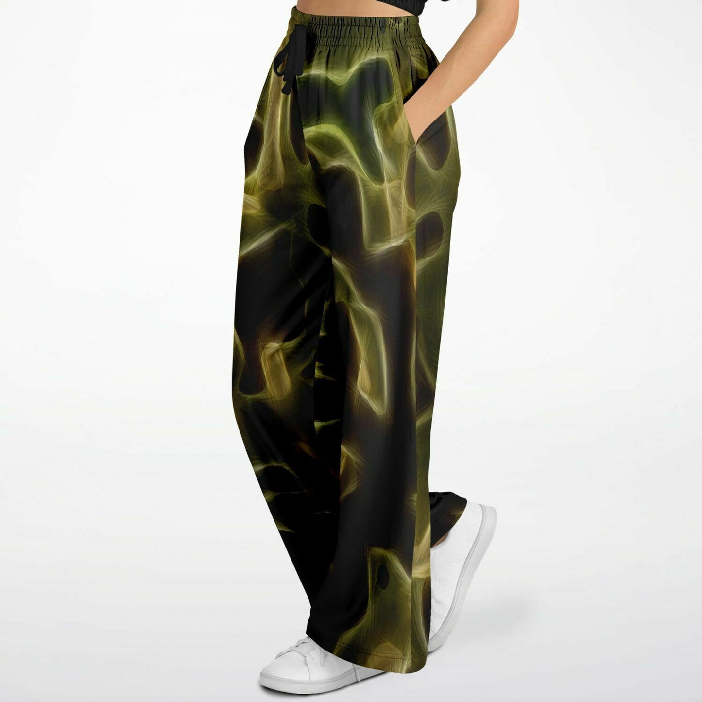 Fractal Camo Flare Joggers