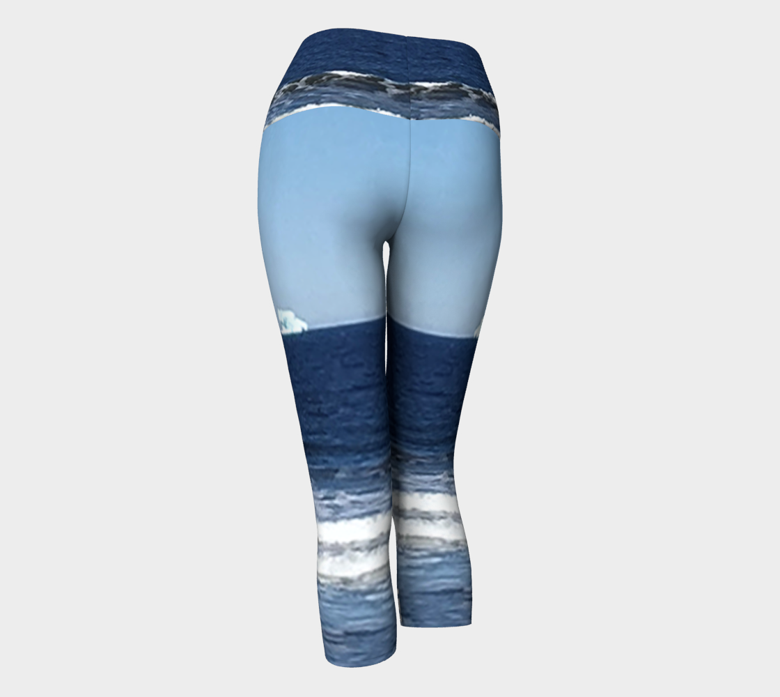 Nfld Icebergs Eco Yoga Capris