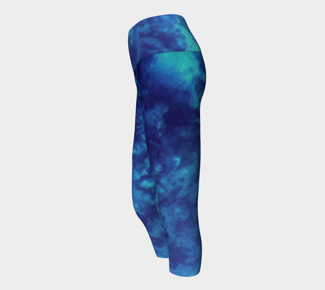 Coral Reef Eco Yoga Capris