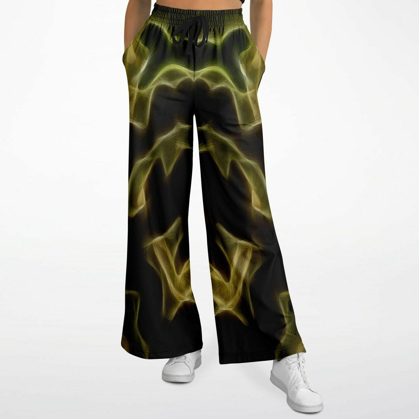 Fractal Camo Flare Joggers