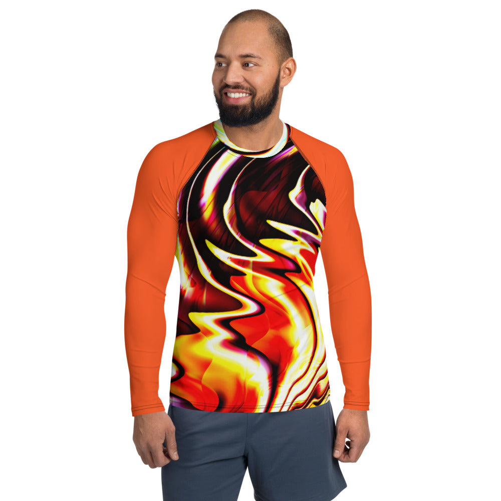 Lake of Fire Men's Rash Guard