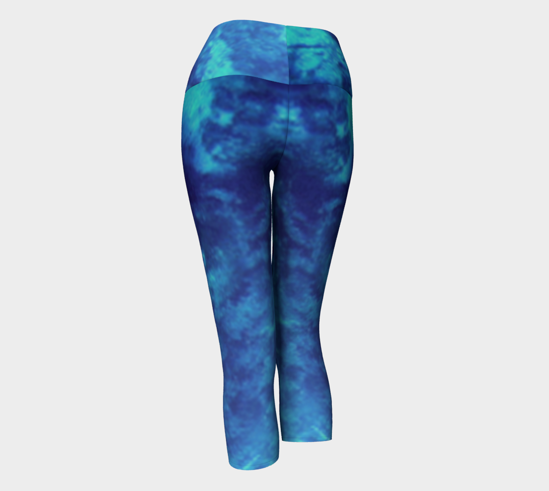 Coral Reef Eco Yoga Capris