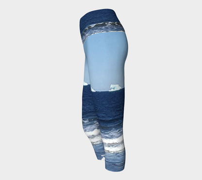 Nfld Icebergs Eco Yoga Capris