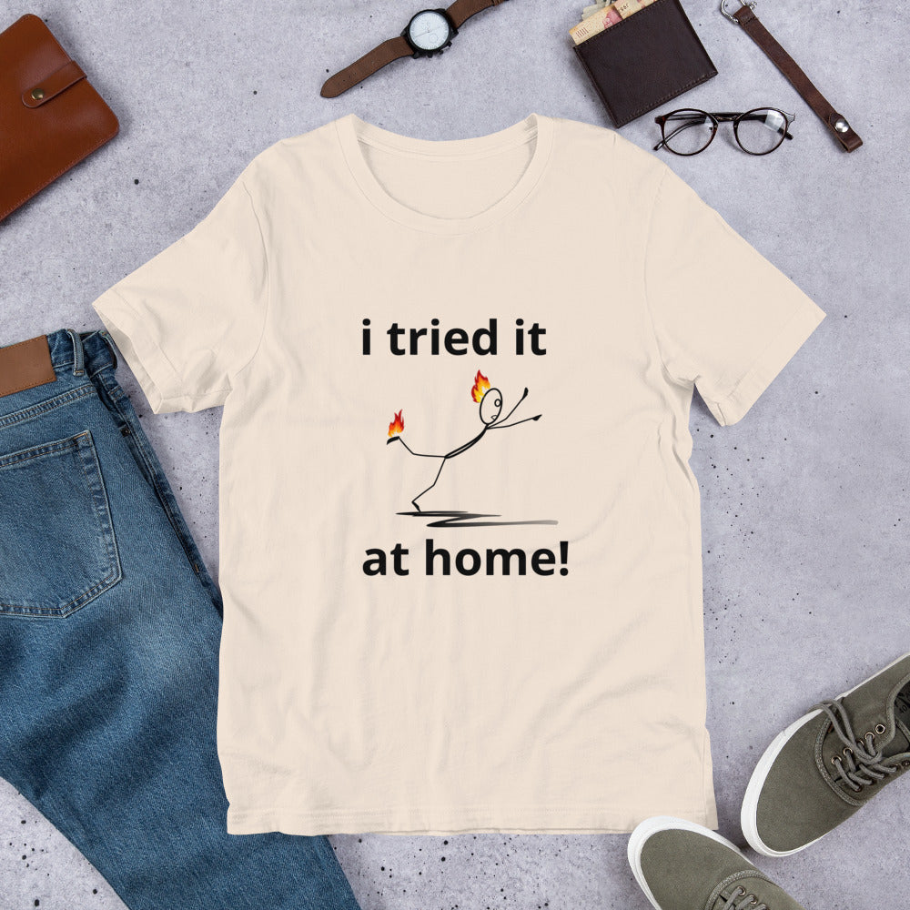 i tried it - Unisex Eco T-Shirt