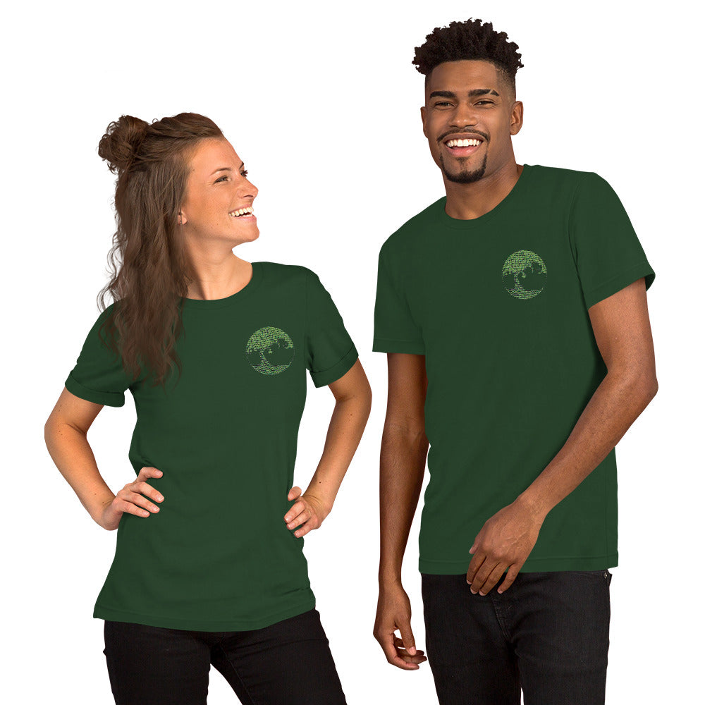 Embroidered Tree of Life - Unisex Eco T-Shirt