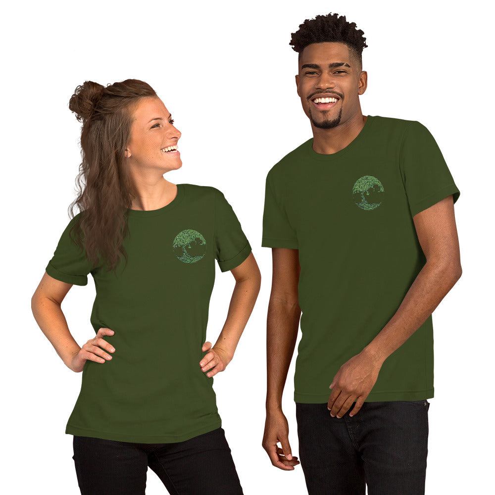 Embroidered Tree of Life - Unisex Eco T-Shirt