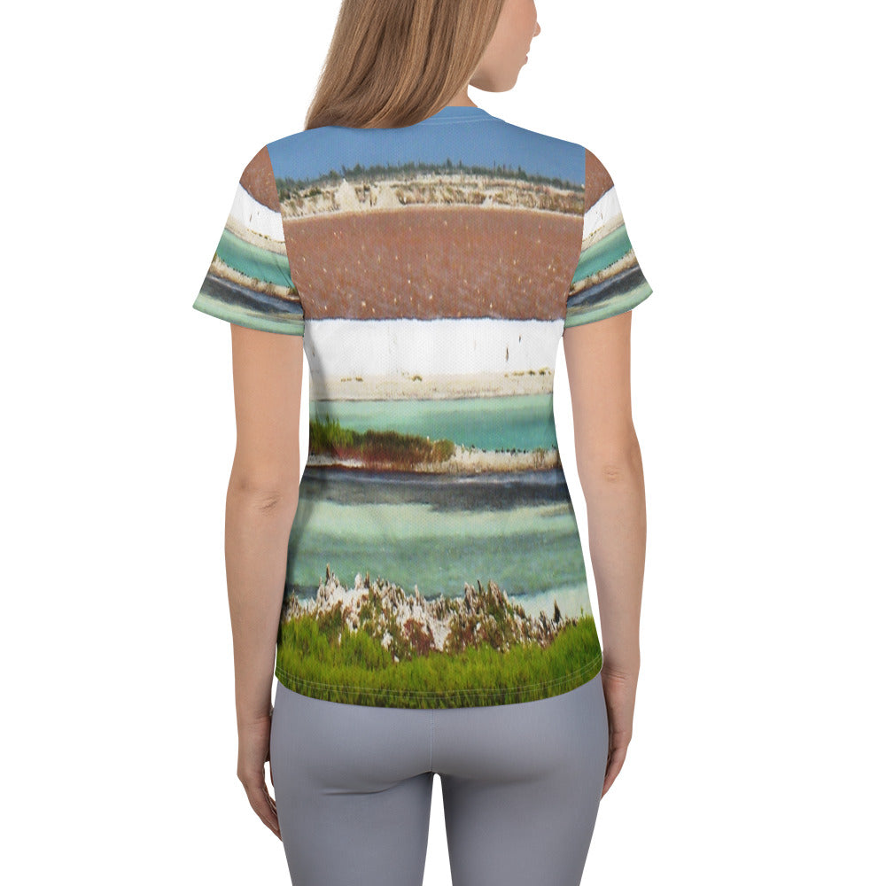 Salt Marsh Women's Athletic T-Shirt