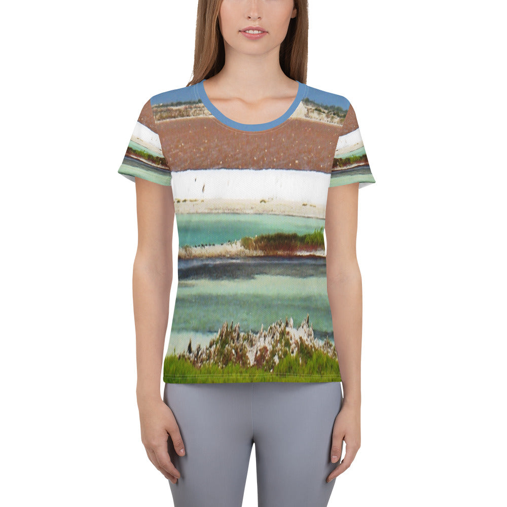 Salt Marsh Women's Athletic T-Shirt