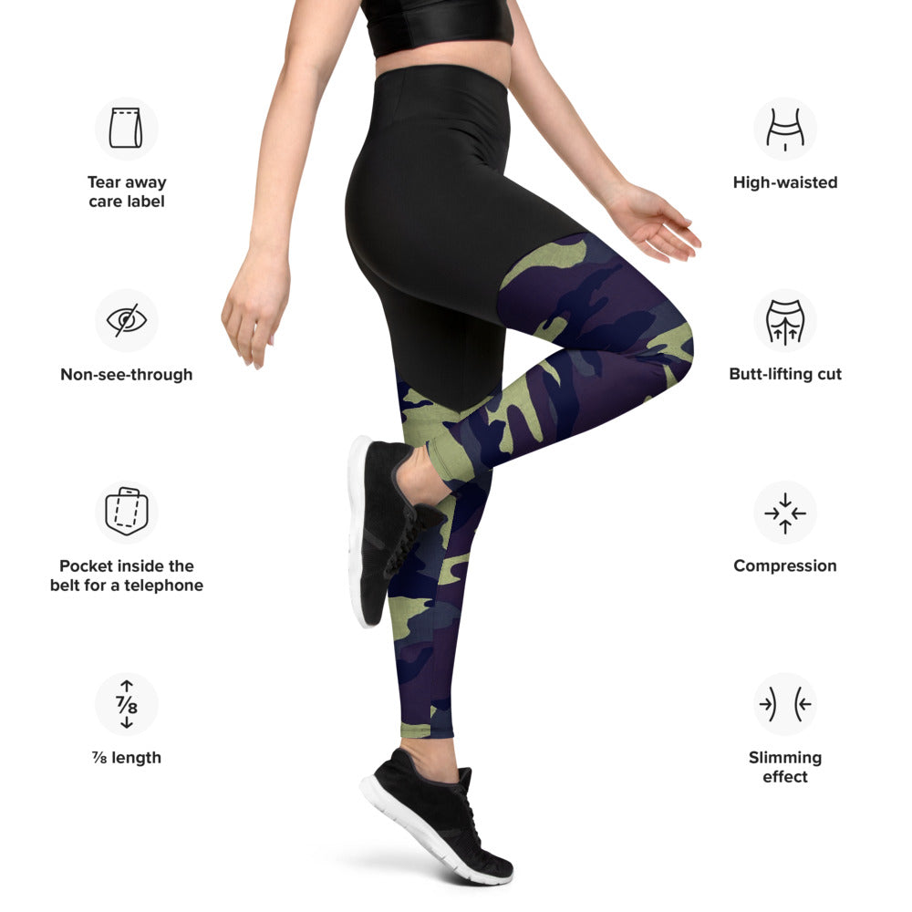 Camo Sports Leggings