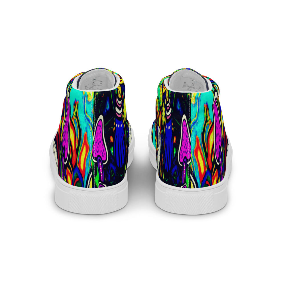 Psychedelic Shrooms Women’s High Top Shoes