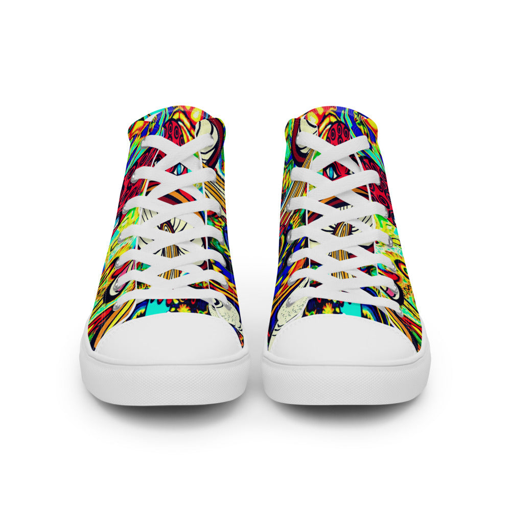 Psychedelic Shrooms Women’s High Top Shoes