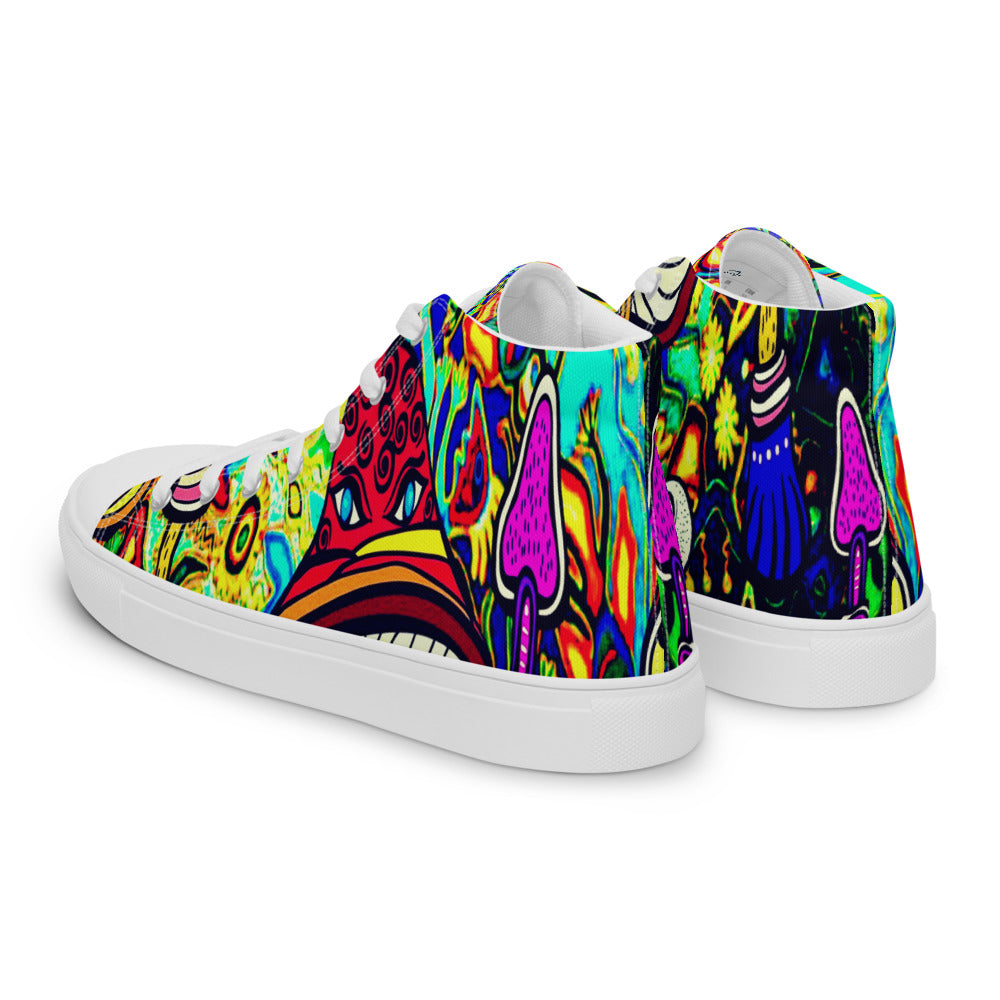 Psychedelic Shrooms Women’s High Top Shoes