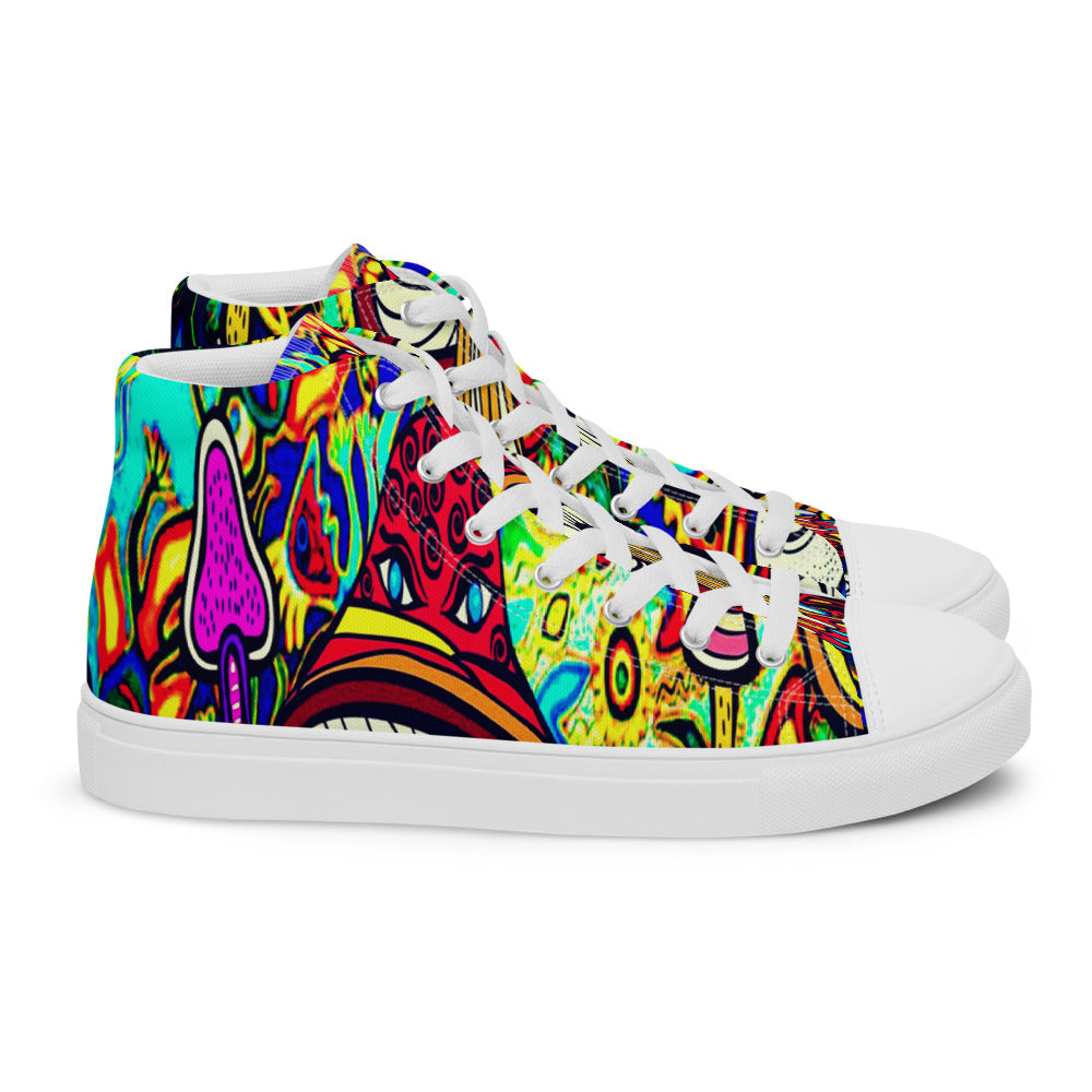 Psychedelic Shrooms Women’s High Top Shoes