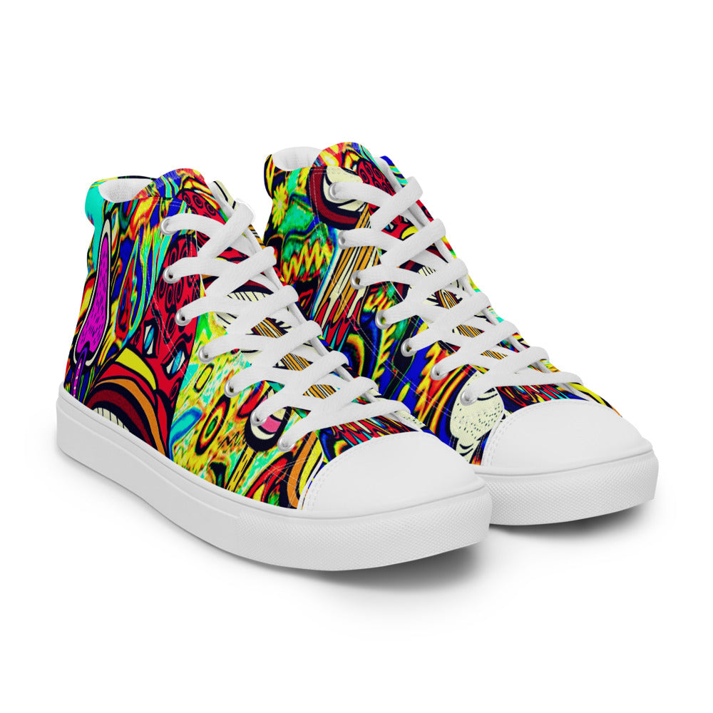 Psychedelic Shrooms Women’s High Top Shoes